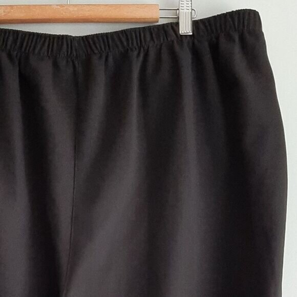 ALIA | by Nygard Classic Fit High Waist Pull-on Dress Pants Black Sz 24 W - Picture 7 of 10